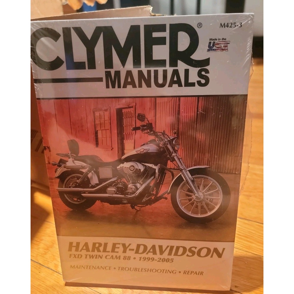 CLYMER Physical Book for Harley-Davidson FXD Twin Cam 88 1999-2005 | M425-3 New!